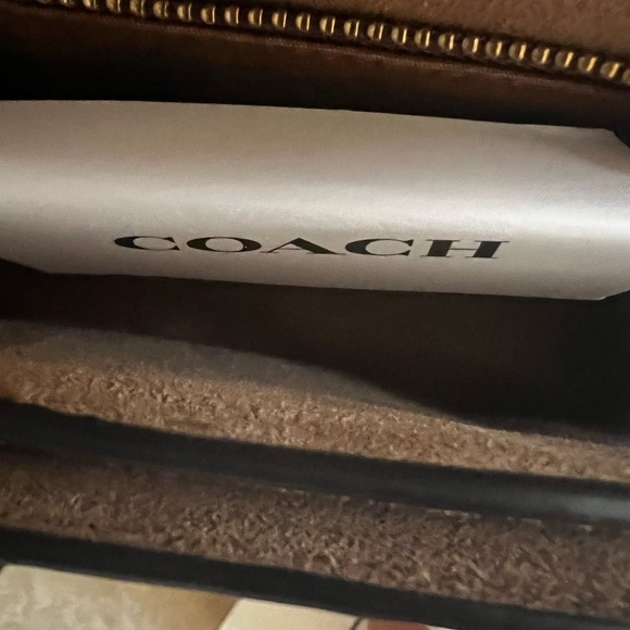 Coach Hutton Shoulder Bag In Blocked Signature Canvas With Snakeskin Detail - Picture 10 of 15